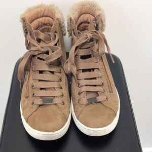 UGG Tan High-Top Sneakers